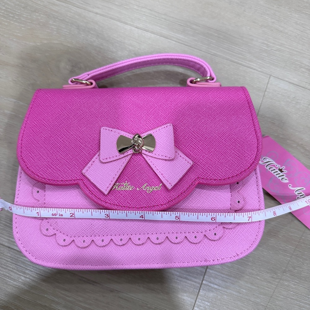Cute Elegant Girls Pink Purse with Bow, NWT - Picture 4 of 9